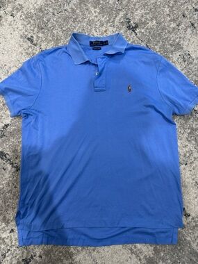Ralph Lauren Men’s Bright Blue Classic Polo Shirt